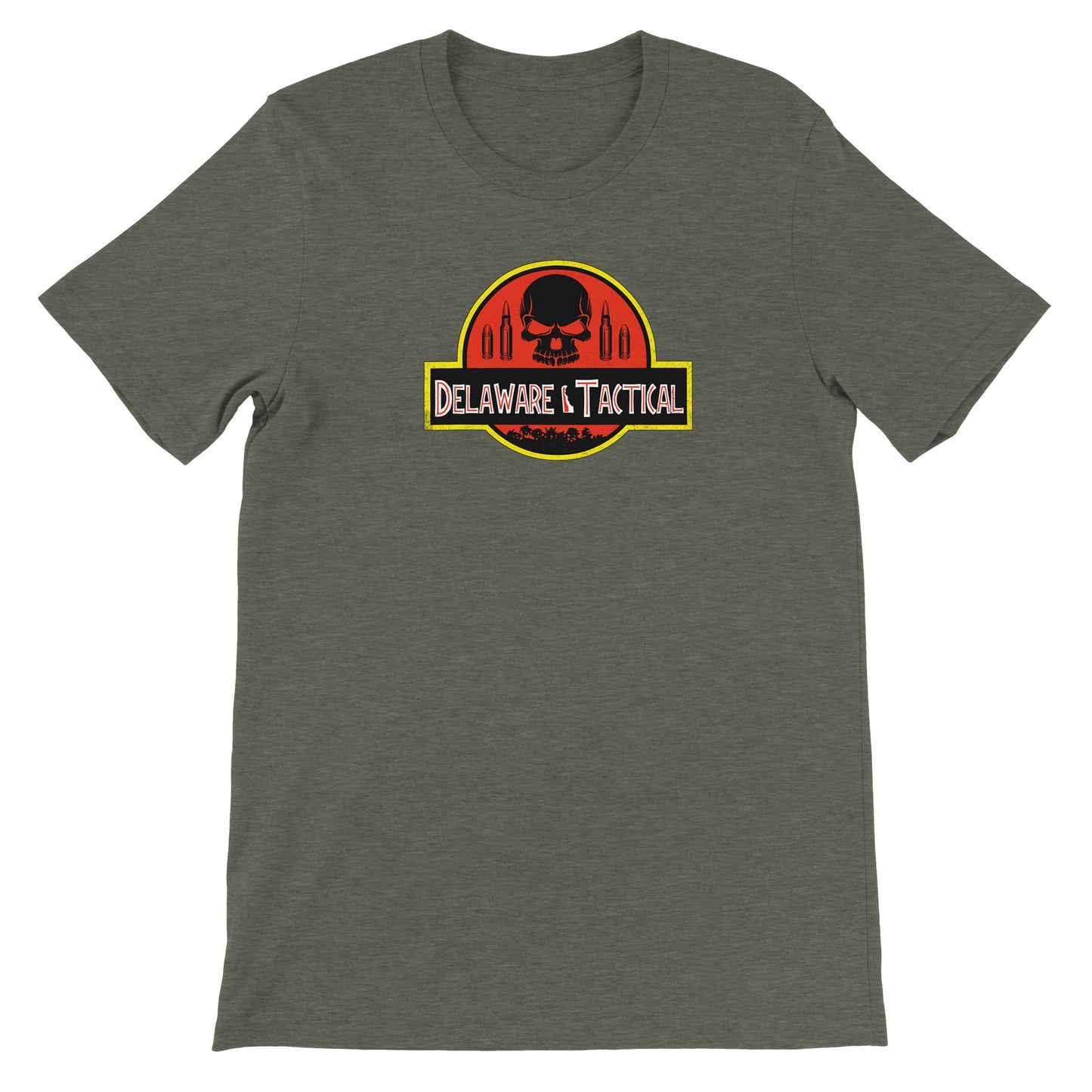 Delaware Tactical Jurassic Era Premium Unisex Crewneck T-shirt